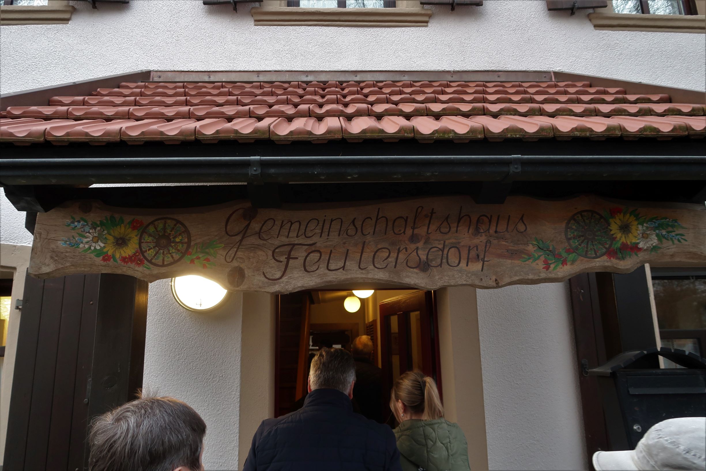 Eingang Gemeinschaftshaus Feulersdorf